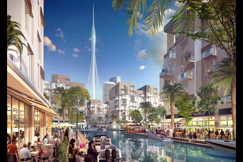 The Tower at Dubai Creek, by Santiago Clatrava Valls